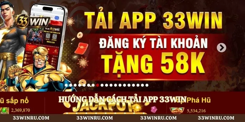 Hướng dẫn cách tải app 33WIN