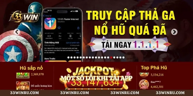 Một số lỗi khi tải app